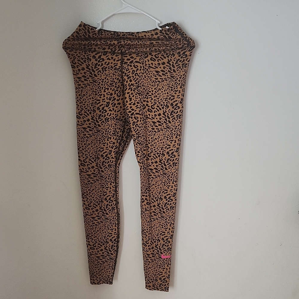 Nike Kids Brown Leopard Leggings